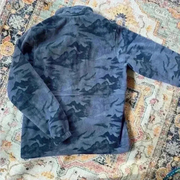 Columbia women’s blue Mountains long sleeve Full  zip Jacket size Medium - Picture 5 of 5